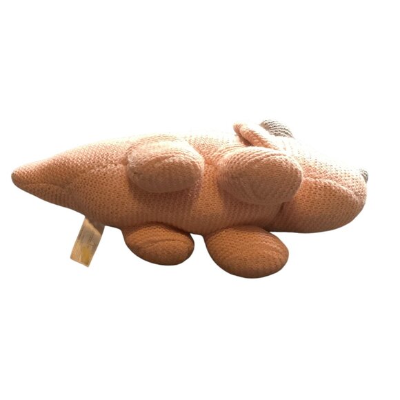 Knitted Triceratops Dinosaur Plush Cuddly Stuffed Animal Spark Create Imagine 12 - Picture 5 of 8
